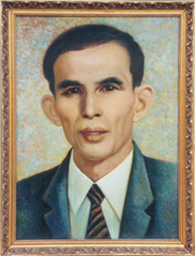 壹定发股份首创人温北英油画像